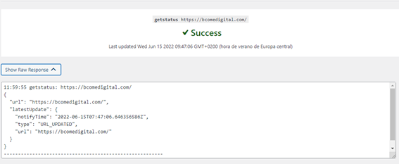 Prueba de eficacia de la API